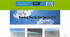 Desktop Screenshot of havingfuninthetexassun.com